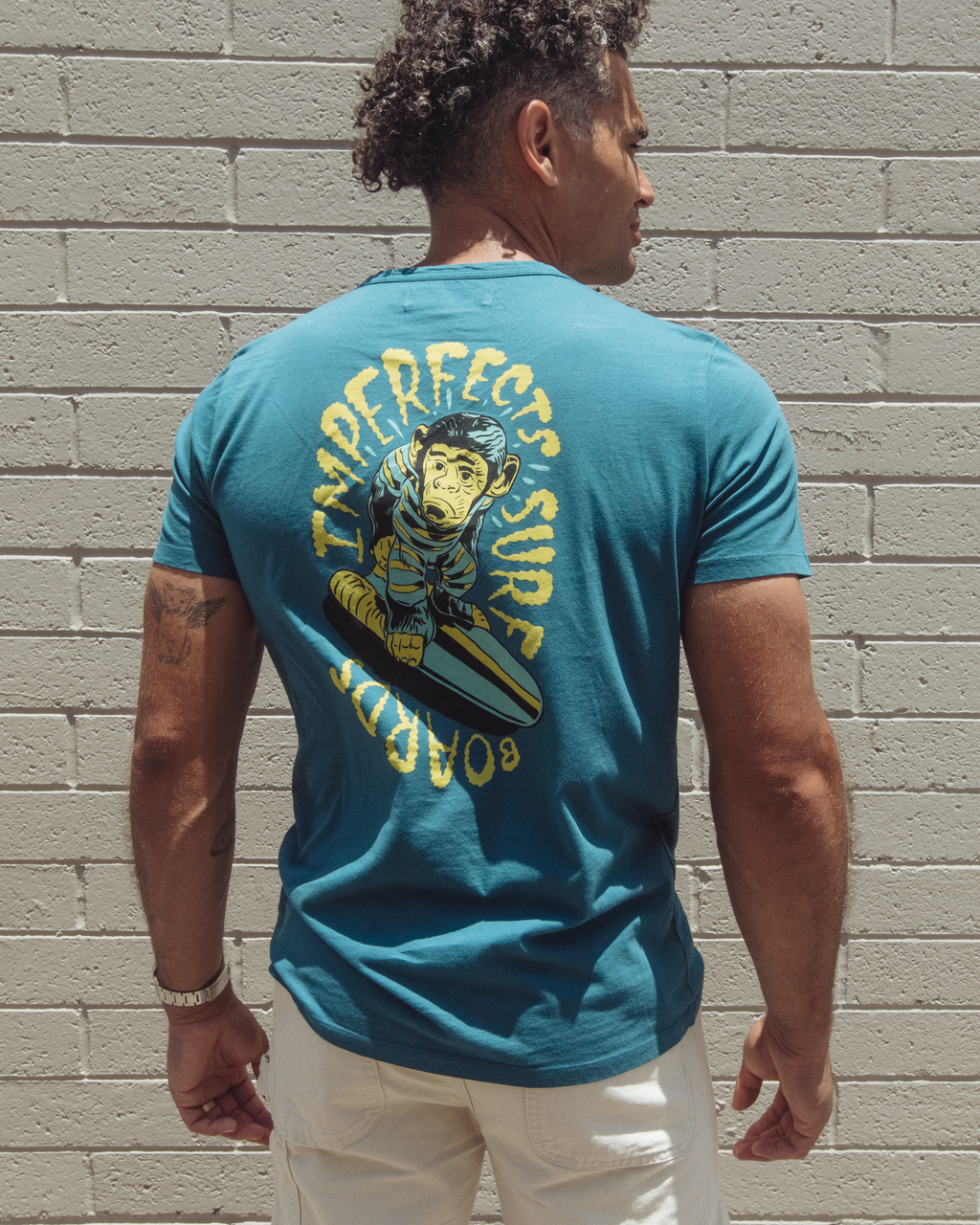 Surfin' Monkey in Sailor Blue